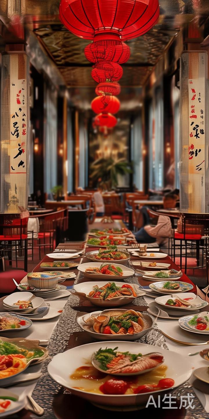 高端中餐厅：提供一系列精致菜品，特色海鲜、粤菜佳肴